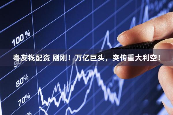 粤友钱配资 刚刚！万亿巨头，突传重大利空！